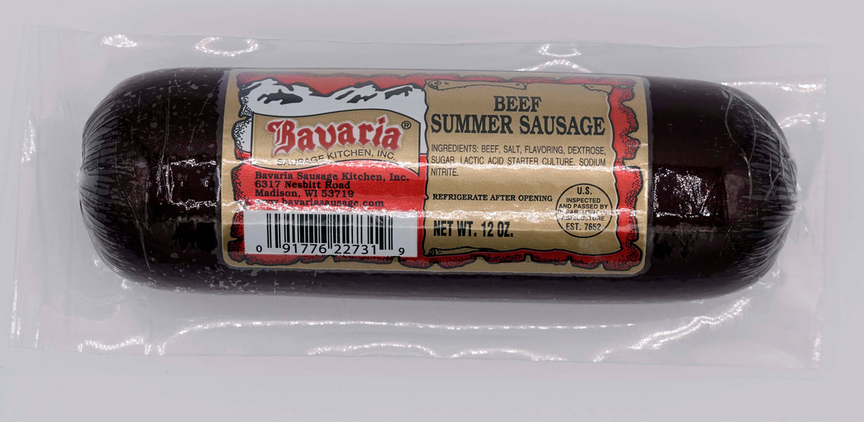 12oz. All Beef Summer Sausage