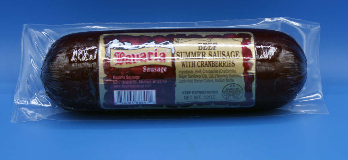 12oz Cranberry Summer Sausage