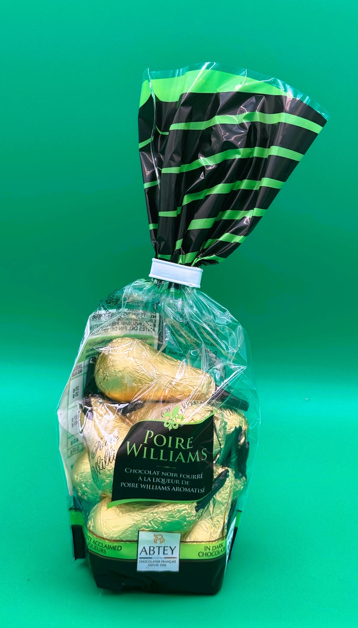 Abtey Poire Williams Fruit Liqueur filled Chocolates 200g