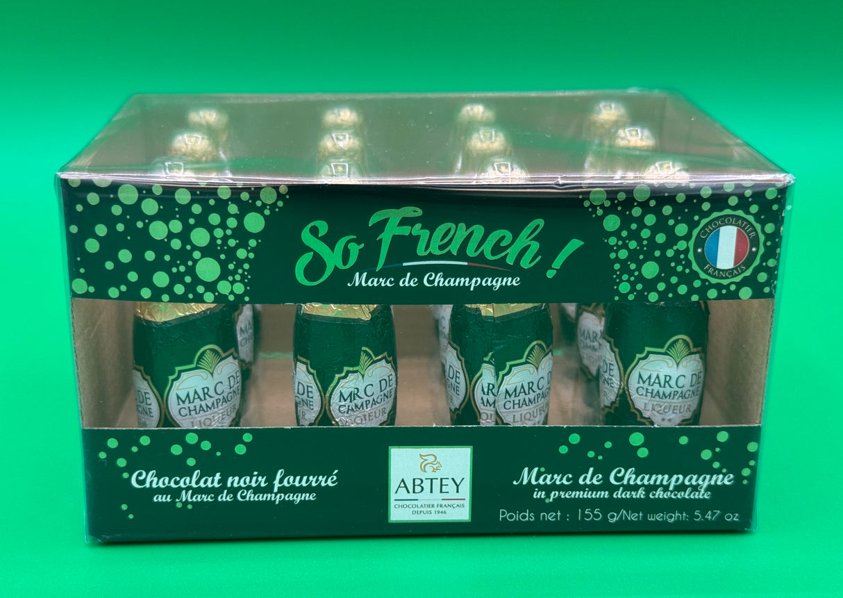 Abtey "So French" Marc de Champagne Cream filled Dark Chocolates