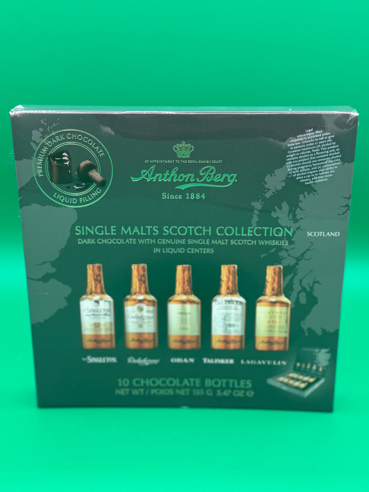 Anthonberg Chocolate Liqueur Single Malt Chocolates 10pc