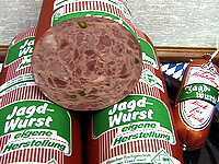 Jagdwurst mit Pistachio Nuts - 1lb. Sliced