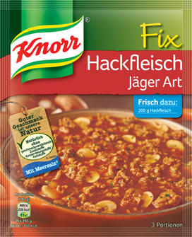 Knorr Hackfleisch Jager Art