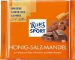 Ritter Sport Honig Salz Mandel - Honey Sea Salt Almonds