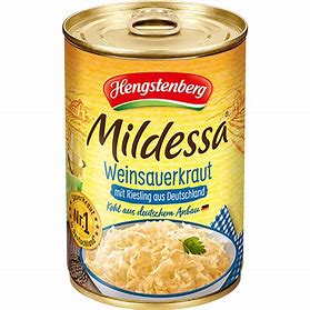 Hengstenberg Mildessa Mildes Weinkraut 400g / 14oz. Can