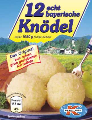 Dr. Willi Knoll 12 echt bayerische Knodel