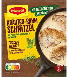 Maggi Fix Frisch Krauter Rahm Schnitzel