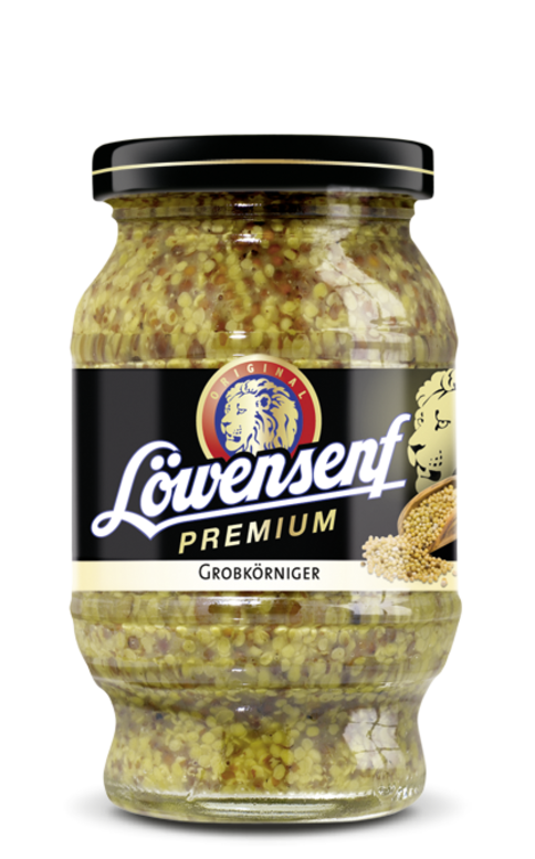 Lowensenf Whole Grain Mustard (Brown Label)