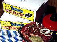 Authentic German Sauerbraten Meal