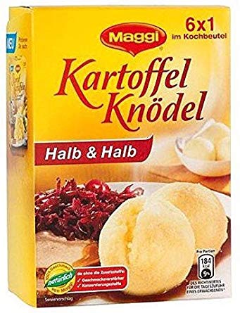 Maggi Kartoffel Knodel Halb and Halb