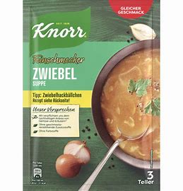 Knorr Fleinschmecker Zwiebel Suppe
