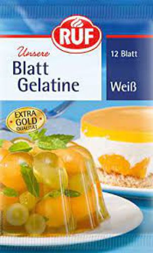 Ruf Blatt Gelatine