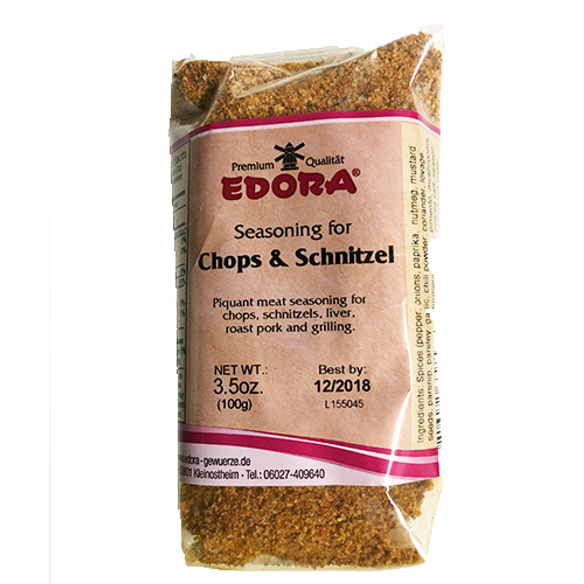 Edora Seasonings - Kotelett & Schnitzel / Chops & Schnitzel Spice 3.5 oz