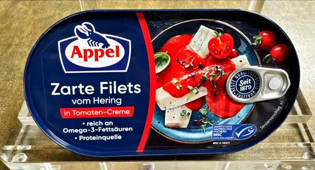 Appel Herring Tomaten-Creme
