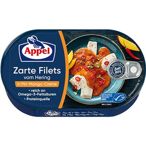 Appel Herring in Piri Mango Creme