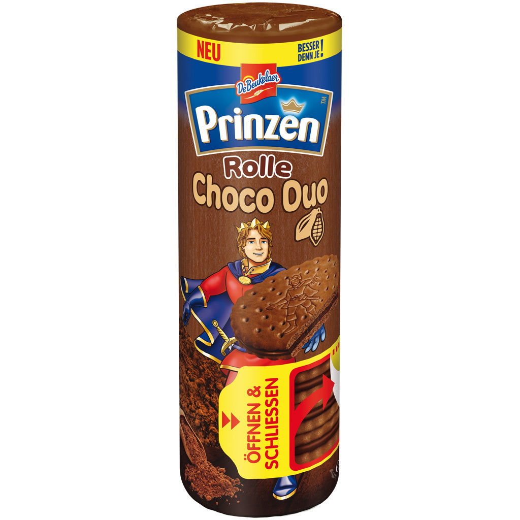 Prinzen Rolle Chocolate Duo - Double Chocolate Cookie with Chocolate Cream Filling