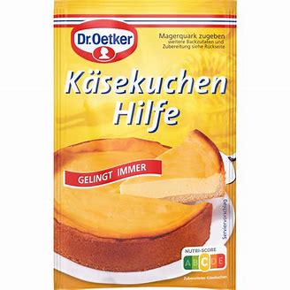Dr. Oetker Kasekuchen Hilfe