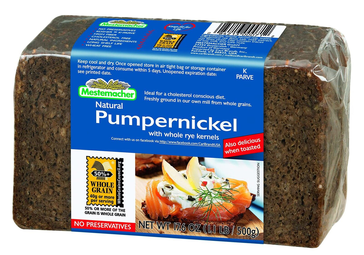 Mestemacher German Pumpernickel Bread 17.6oz