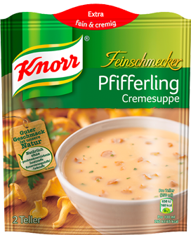 Knorr Feinschmecker Pfifferling Cremesuppe