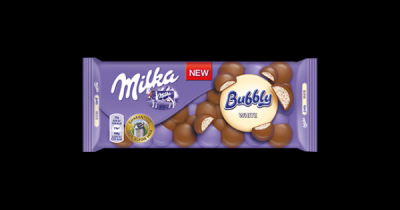 Milka Bubbly White