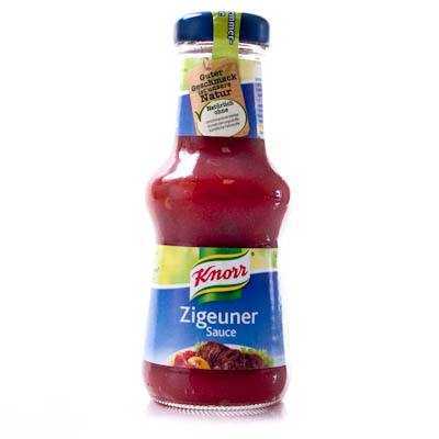 Knorr Zigeuner (Paprika) Sauce jar