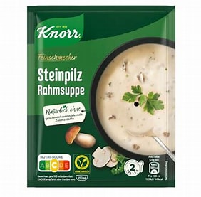 Knorr Steinpilz Rahmsuppe