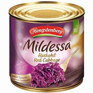 Hengstenberg Traditional Red Cabbage Bulk- 30 Portions