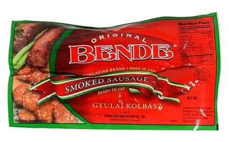 Bende Hungarian Smoked Sausage - Regular