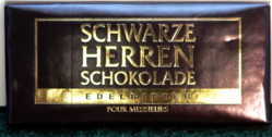 Schwarze Herren Edelbitter Schokolade - Dark Chocolate