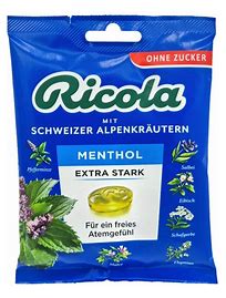 Ricola Menthol Extra Stark Sugarfree 75g
