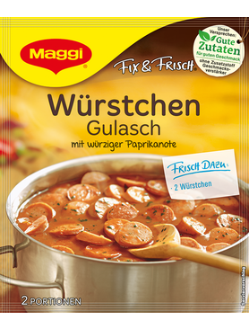 Maggi Fix Frisch Wurstchen Gulasch