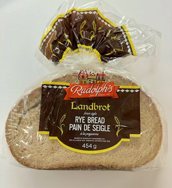 Rudolph's Farmers Landbrot Sliced Rye Bread 1lb.