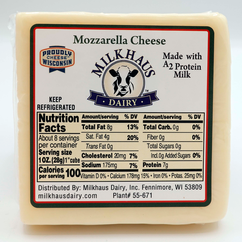 Milkhaus A2 Mozzarella (8oz)
