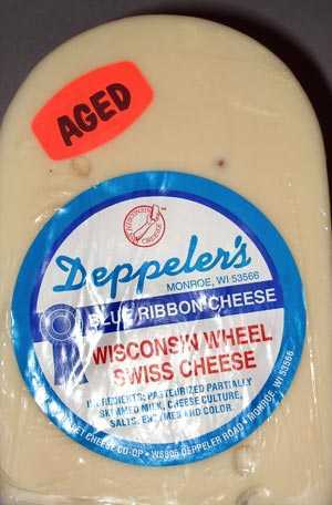 Aged Wisconsin Swiss Cheese