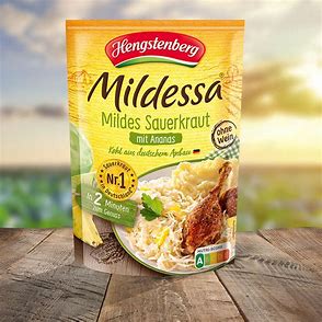 Hengstenberg Mildessa Saurkraut No Wine in Pouch