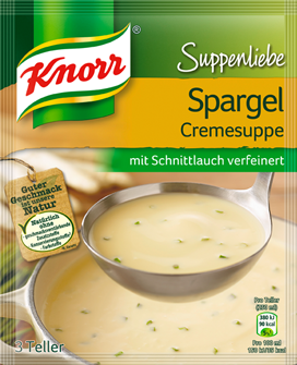 Knorr Suppenleibe Spargel Cremesuppe