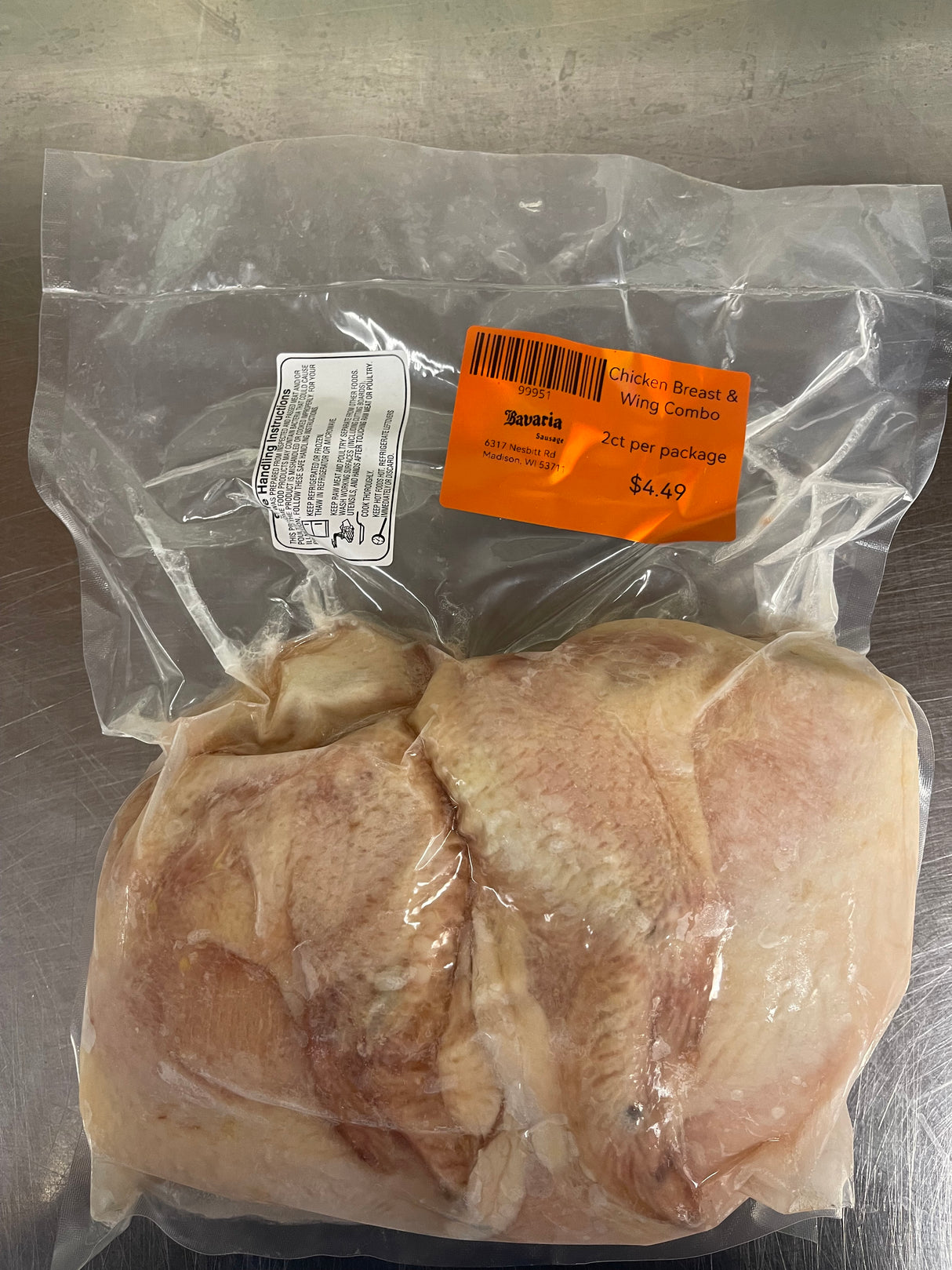 Chicken Breast & Wing Combo