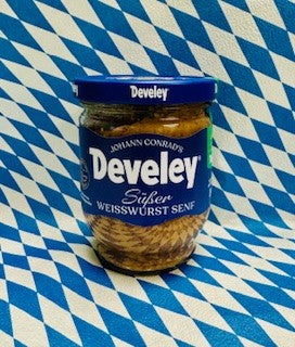 Develey Weisswurst Senf Sweet Mustard Jar