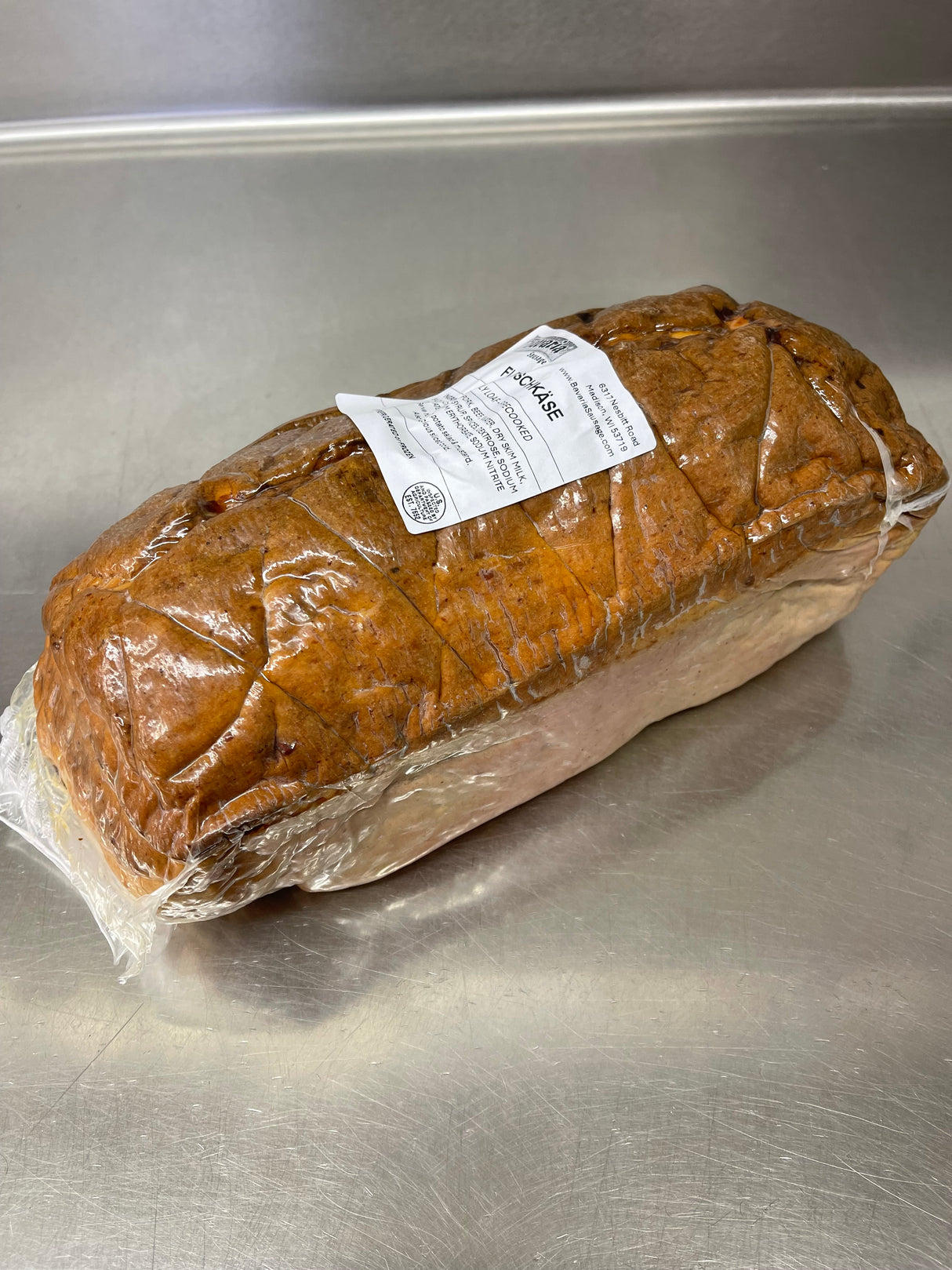 Whole Baked Leberkase Loaf