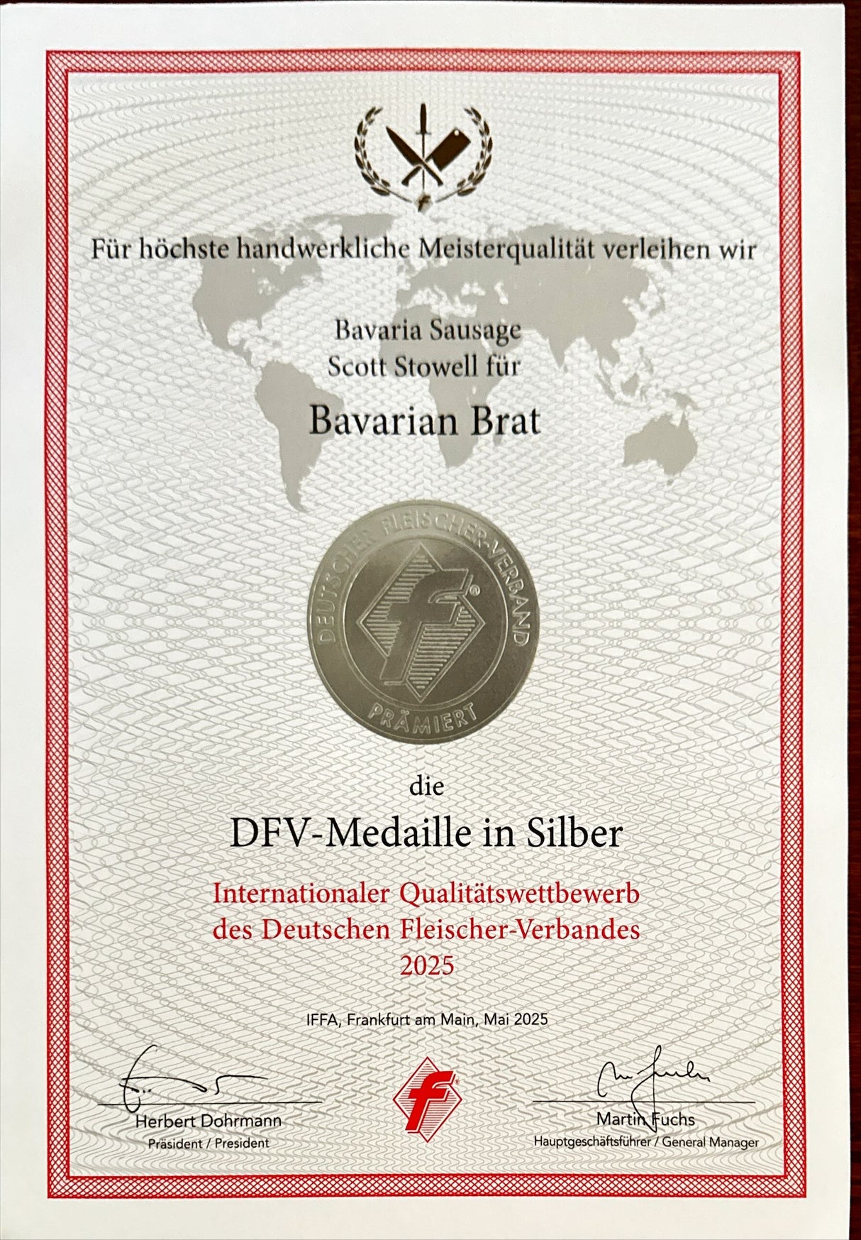 Bavarian Bratwurst 1lb