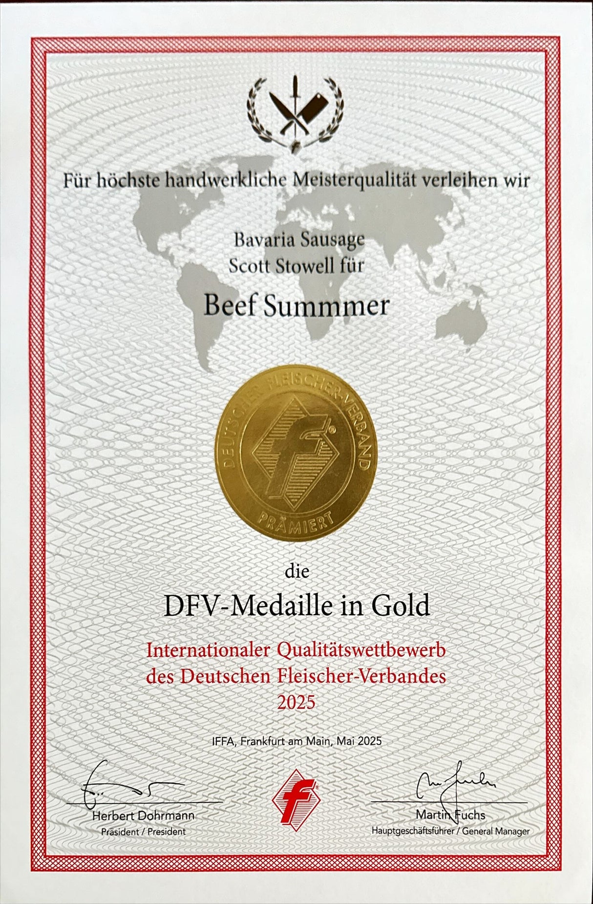 Beef Summer Sausage 1lb Sliced