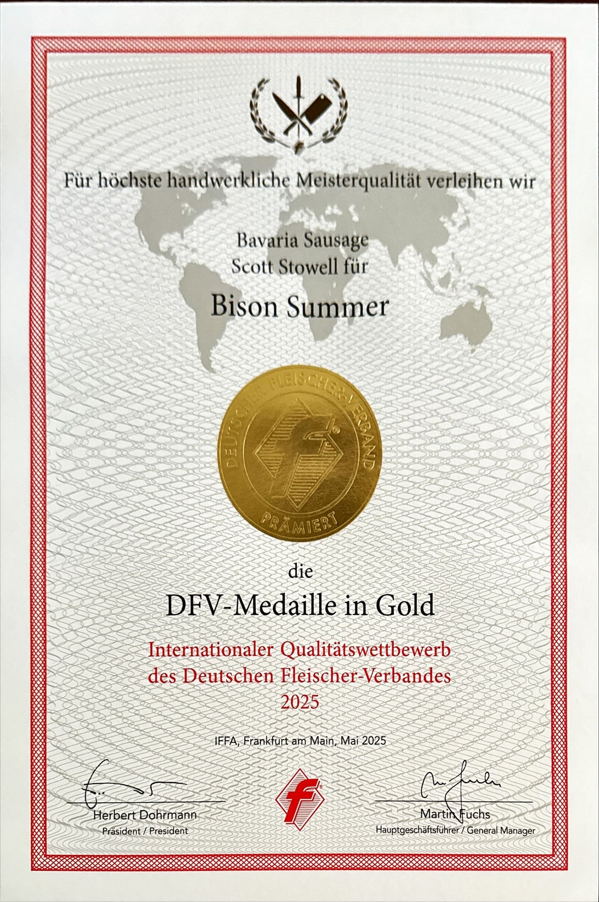 Bavaria's Game Meat - Bison 12oz.