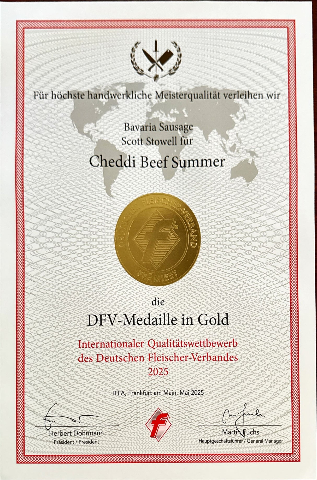 12oz. All Beef "Cheddi" Summer Sausage