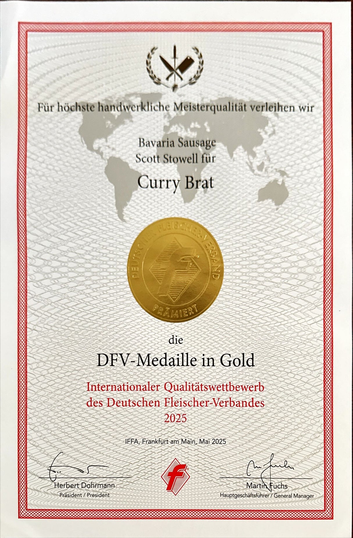 Curry Nurnberger Bratwurst 1lb