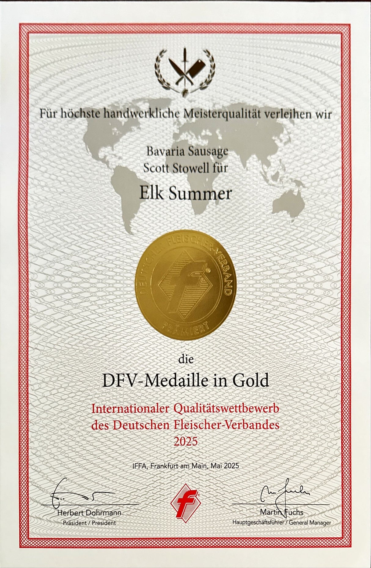 Bavaria's Game Meat - Elk 12oz.