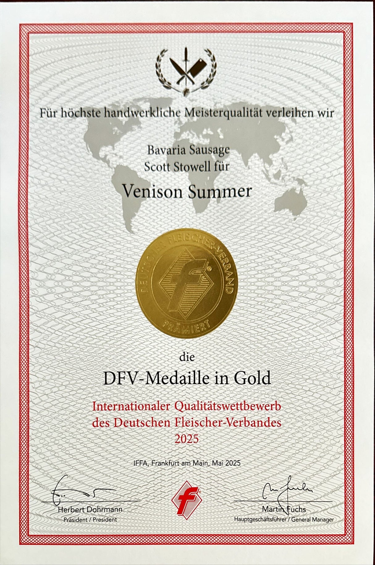 Bavaria's Game Meat - Venison 12oz.