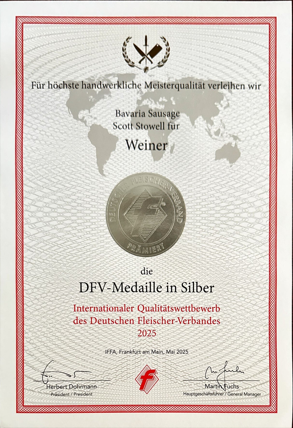 Natural Casing Wieners 5lb Box