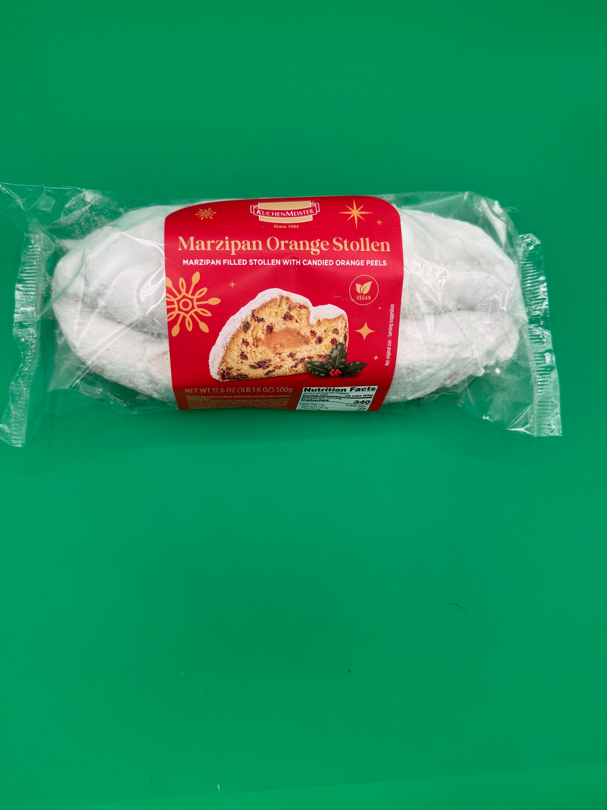 Kuchen Meister Orange Stollen Cello 17.6oz