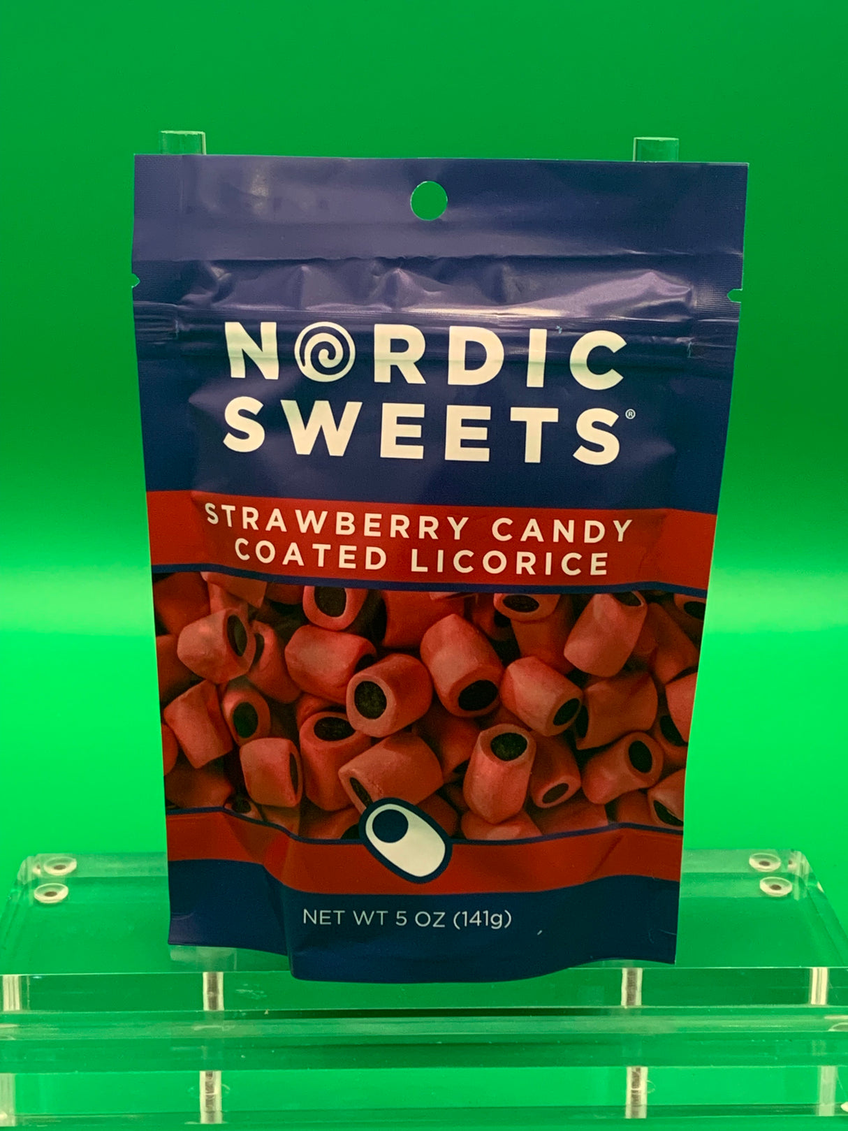 Nordic Sweets Strawberry Candy Coated Licorice