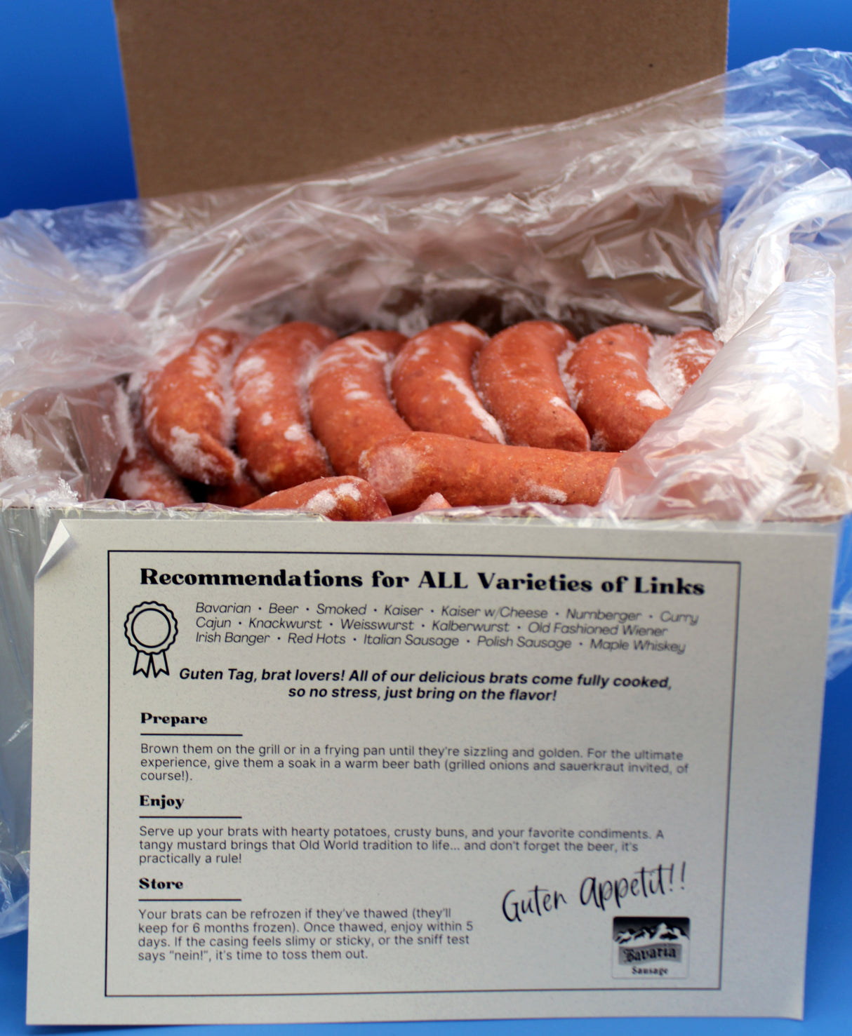 Smoked Polish Bratwurst 10lb box